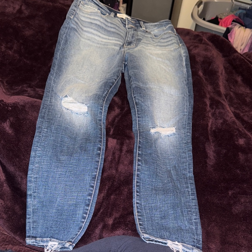 INC International Concepts Blue Skinny Jeans